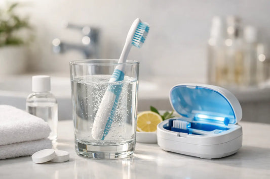 Désinfecter sa brosse à dents à la maison