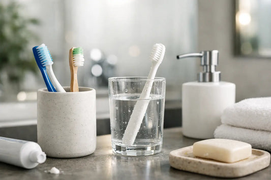 Hygiène brosse à dents salle de bain