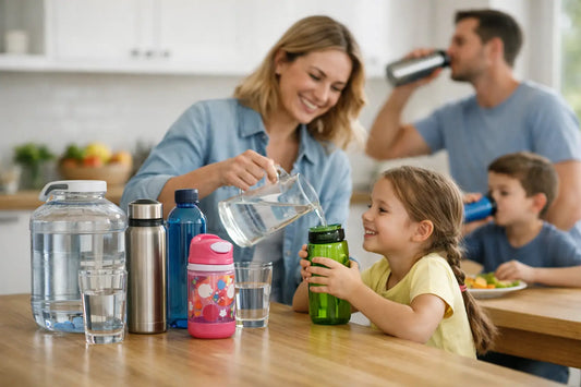 Exemple organisation hydratation en famille