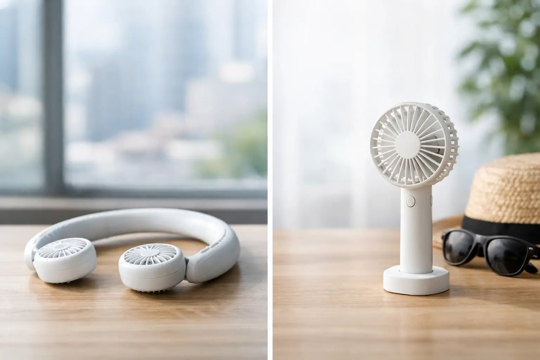 Ventilateur de cou ou ventilateur à main ?