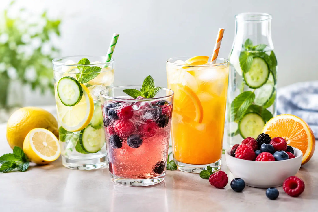 Boissons fraîches sans sucre ajouté au quotidien