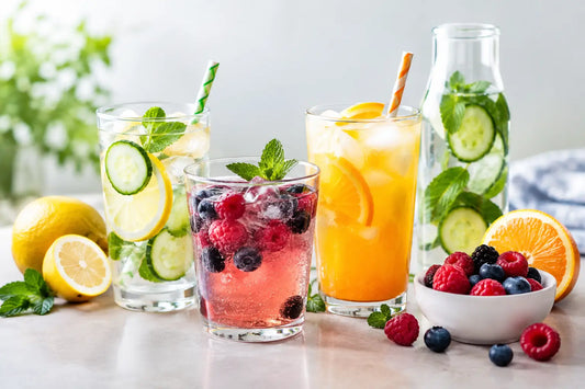 Boissons fraîches sans sucre ajouté au quotidien
