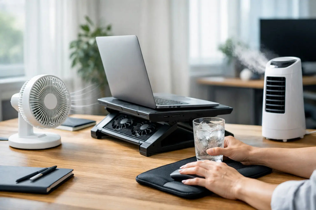 Quel accessoire anti-chaleur pour le bureau ?
