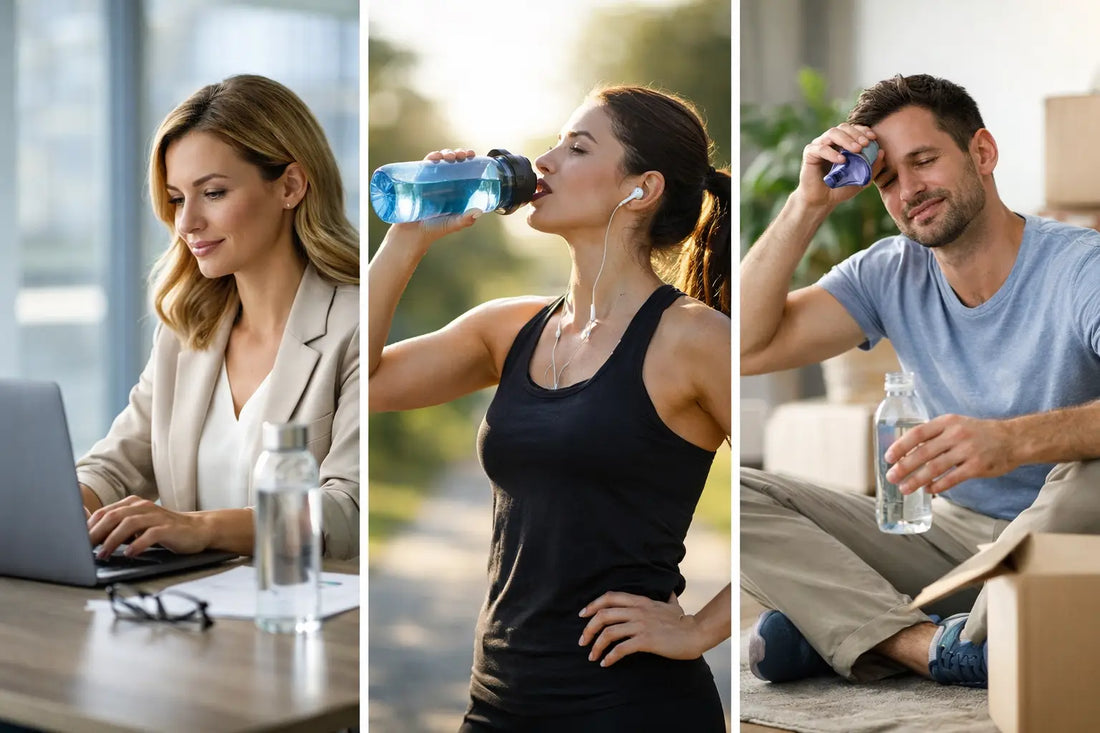 Guide hydratation selon activité quotidienne