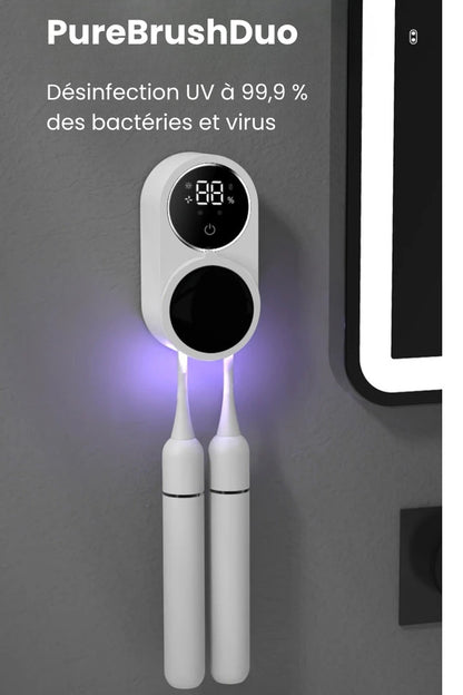 Mini Support Intelligent De Désinfectant Pour Brosse À Dents UV, Support Mural De Désinfectant Pour Brosse À Dents UV, Désinfectant Pour Brosse À Dents De Salle De Bain