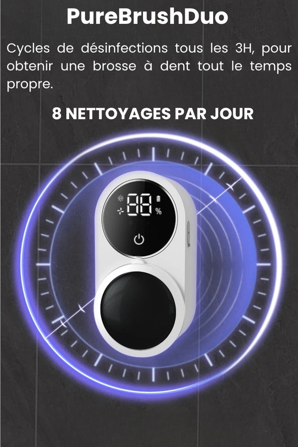 Mini Support Intelligent De Désinfectant Pour Brosse À Dents UV, Support Mural De Désinfectant Pour Brosse À Dents UV, Désinfectant Pour Brosse À Dents De Salle De Bain