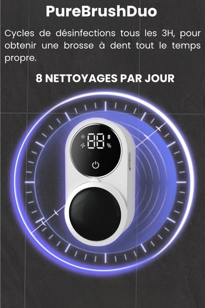 Mini Support Intelligent De Désinfectant Pour Brosse À Dents UV, Support Mural De Désinfectant Pour Brosse À Dents UV, Désinfectant Pour Brosse À Dents De Salle De Bain