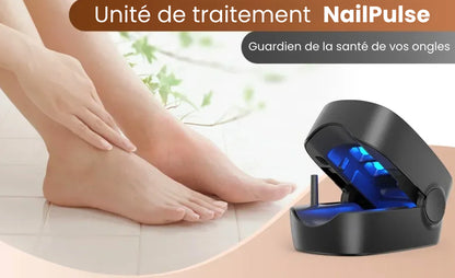 NailPulse : Dispositif IR pour traitement fongique des ongles, Elimination de L'onychomycose, Charge USB, Lumière Infrarouge 905Nm (destruction fongique) , Lumière Bleue (désinfection) 470Nm