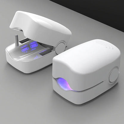 NailPulse : Dispositif LED IR pour traitement fongique des ongles, Elimination de L'onychomycose, Charge USB, Lumière Infrarouge 905Nm, Lumière Bleue 470Nm