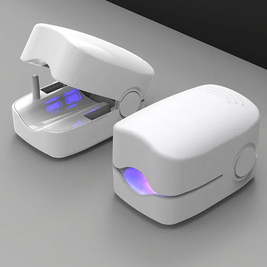 NailPulse : Dispositif LED IR pour traitement fongique des ongles, Elimination de L'onychomycose, Charge USB, Lumière Infrarouge 905Nm, Lumière Bleue 470Nm